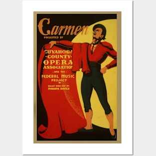 Carmen Revived: A Vintage Poster Tribute Posters and Art